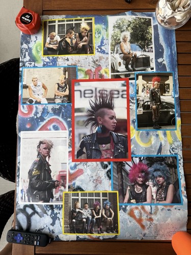 Poster moda punk vintage - , anni