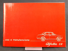 ALFETTA 1.8 Alfa Romeo Manuale
