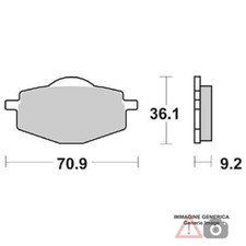 PASTIGLIE FRENO POSTERIORE