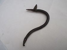 ANTICA MANIGLIA IN FERRO ORIG. '700-800 X PORTA ALTEZZA TOT. CM 14,5