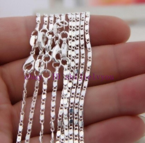 Collana catena lama - , placcata
