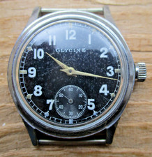 Orologio da uomo vintage Glycene DH Wehrmacht