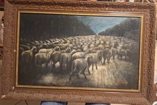 Dipinto Ad Olio Su Tela 