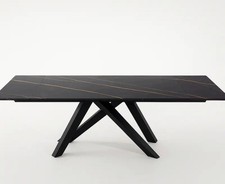 TAVOLO SAHARA NOIR GAMBE IN