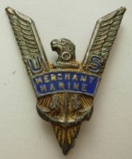 WW2 USMM Sterling / Enameled