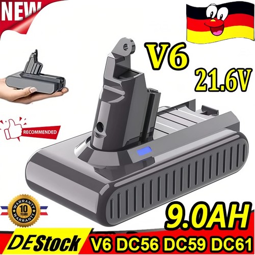9000mah akku für dyson - dyson, v6