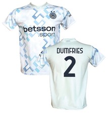 Maglia Dumfries 2 Inter Away 2025 2026 Ghost Aqua Bianca ufficiale LC sport