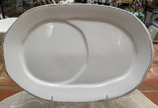 Vassoio ovale bianco Vietri