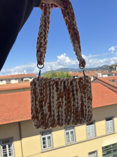 Borsa uncinetto artigianale - borsa,