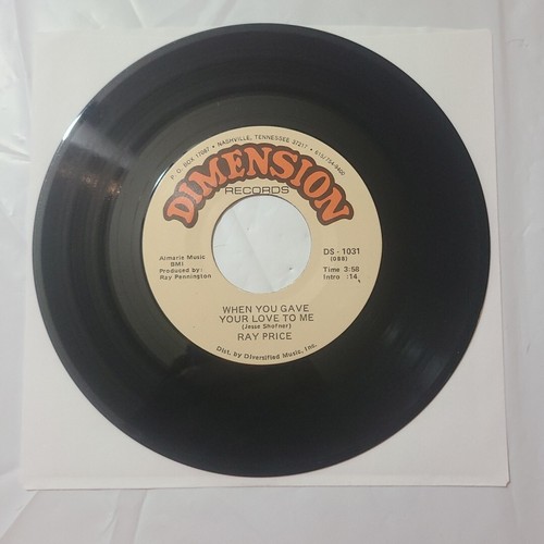 Ray price when - ray, gave