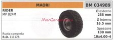 Ruota MAORI rider tagliaerba tosaerba rasaerba MP 824M 034989