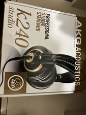 Akg K240 STUDIO Cuffie con filo a Padiglione Circumaurale Nero / Oro 2058X00130