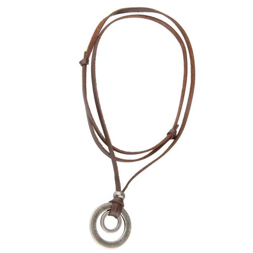 Collana con catena corda di - con, in