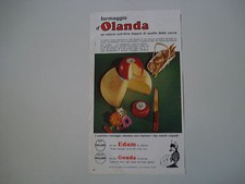 advertising Pubblicità 1961 FORMAGGIO EDAM OLANDESE