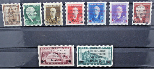 Albania 1945 effige vittorio - albania,