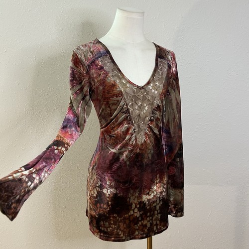 Top y2k velluto pizzo orlo - top,