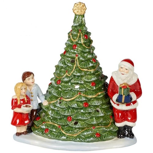 Babbo natale con albero - natale,