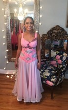 Abito da ballo liscio sala da