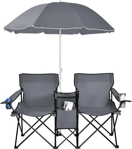 Sedia doppia picnic pieghevole