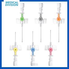 80 Aghi cannula Bicakcilar 2 vie con alette 14/16/18/20/22/24 G - ago catetere