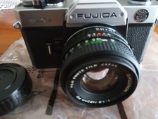 FUJICA REFLEX STX-1- Lente FM 50mm- Manuale Usata poco-Otturatore da sbloccare