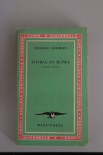 Storia di Roma di Teodoro Mommsen ed. Dall'Oglio 1961 8 volumi rif. 961