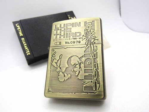 Accendino olio zippo lupin - accendino,