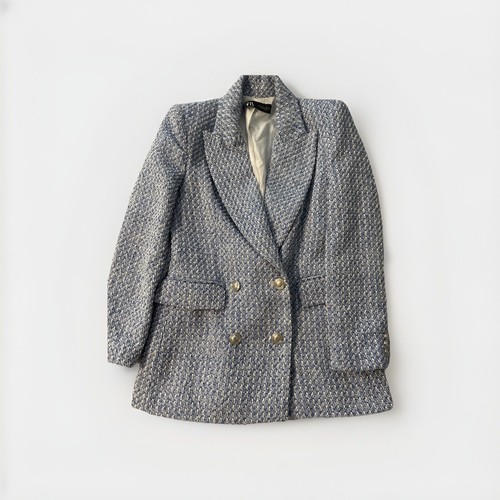 Zara tweed jacket m - zara,