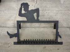 Porta CD Design in ferro uomo che corre