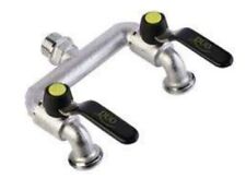 Rubinetto doppio da giardino a