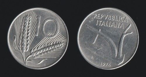 Lire 1974 spighe - lire,
