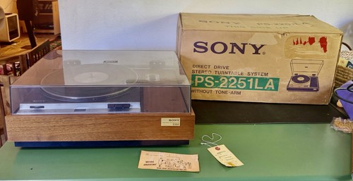 Nos giradischi sony - giradischi, ps-2251la