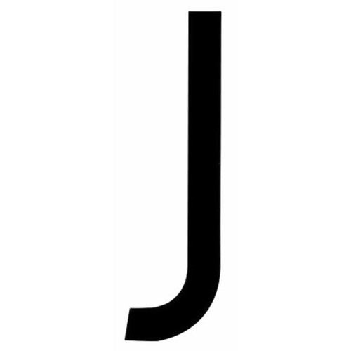 Lettera adesiva per - per, targa