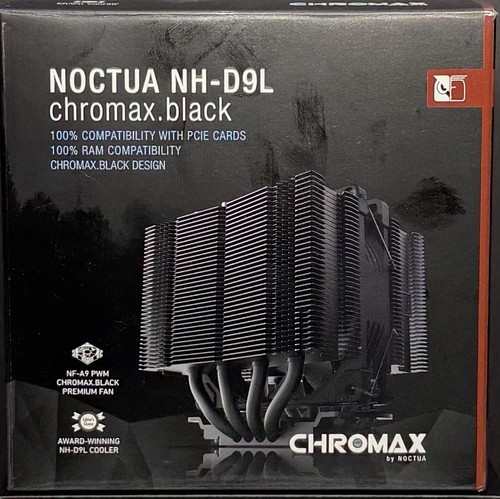 Noctua d9l chromax nero - noctua, nh-d9l