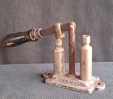 Antico ORLATORE Vintage per Ricarica Cartucce Anni 20 Ottone Ferro Legno