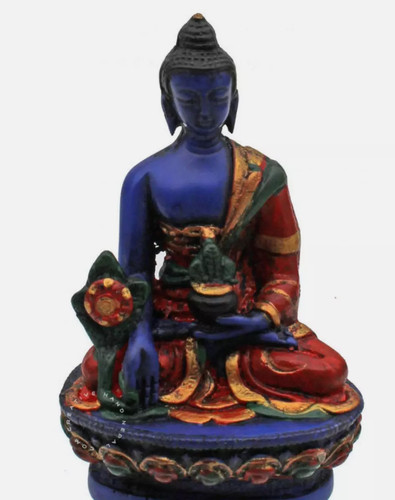Medicine buddha resin statue - medicine,