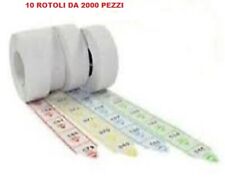 10 Rotoli Numeri Eliminacode 10 rotoli x2000 Etichette Elimina code 20000 TICKET