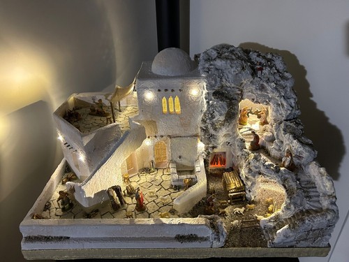 Presepe realizzato mano - presepe, a