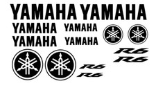 adesivi Moto Carene - 14  adesivi YAMAHA R6 - Stickers YAMAHA