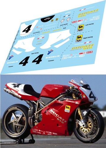 Decals per ducati - 1/9 decals, sbk