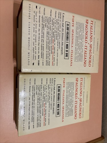 Dizionario italiano spagnolo - italiano-spagnolo, e