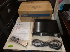 Amplificatore integrato stereo TEAC AX-501 con telecomando funziona testato J...