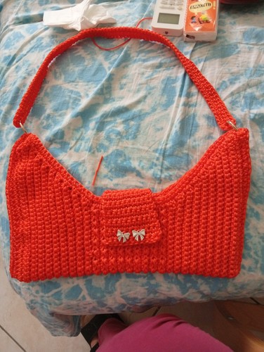 Borsa uncinetto fatta mano - borsa,