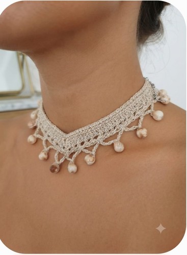 Collana girocollo boho - collana,