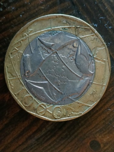 Moneta 1000 lire del - da, 1997