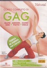 CORSO COMPLETO DI GAG GLUTEI ADDOME GAMBE DVD Laura Rapuzzi Ottimo M10564