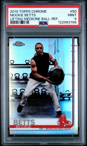 Topps chrome mookie betts 2019 - chrome,