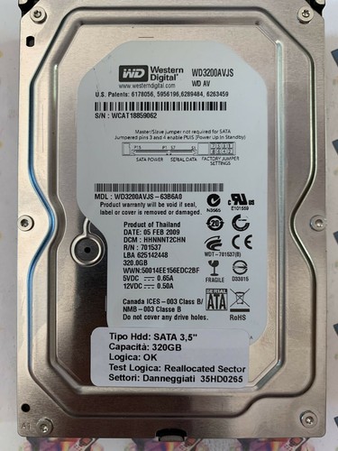 Hard disk usato - disk, 3,5"