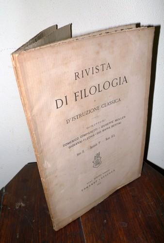 Rivista filologia e - di,