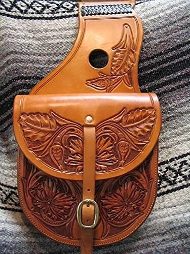 Western trail tooling carving - trail,